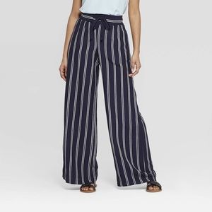 a new day Mid-Rise Wide Leg Striped Pant